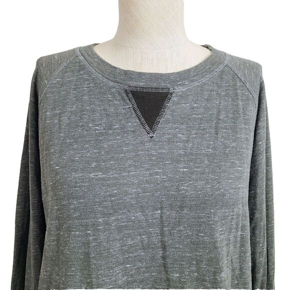 Albion Top L Gray Knit Long Sleeve Pullover Casual Shirt Outdoor Travel‎ Fitness - Picture 2 of 7